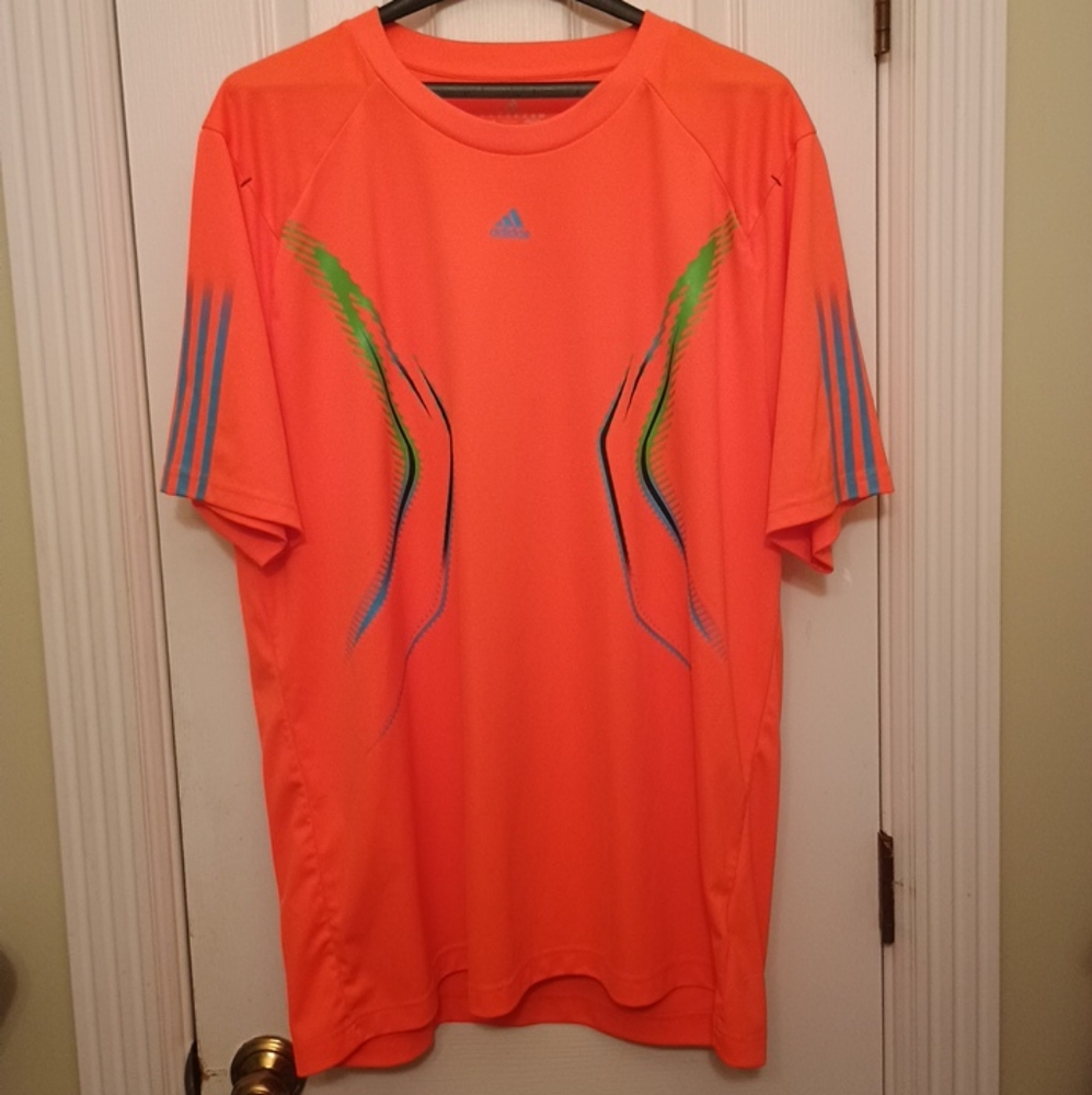 Adidas UEFA Champions League Orange Soccer Shirt Men's Size 2XL